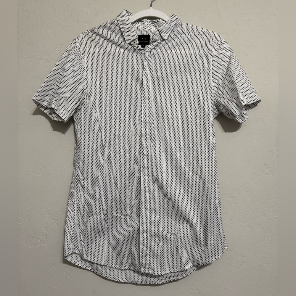 Armani Exchange Slit Fit Short Sleeve Shirt (S)